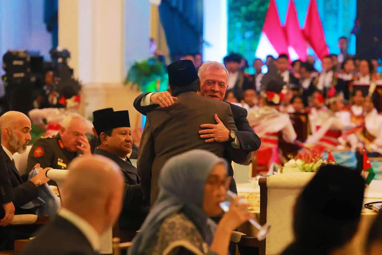 Prabowo jamu makan malam Raja Yordania